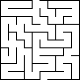 10 by 10 orthogonal maze (1)